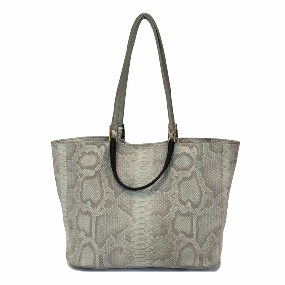 Furla Gemini Snake Embossed Shopper Tote - Picture 10 of 10
